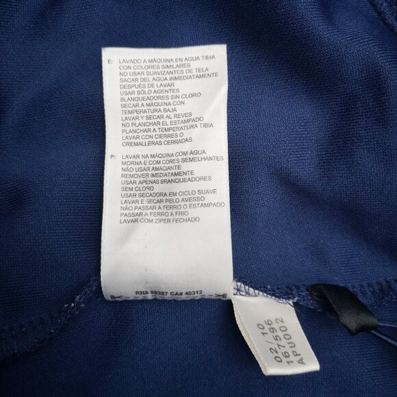 Adidas Clima 365 Navy Black & White Ladies Size Small 1/4 Zip Athletic Jacket - Picture 7 of 11